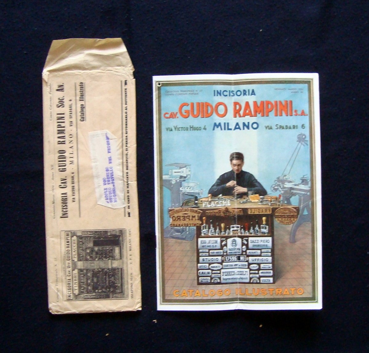 Catalogo trimestrale n 23 Incisoria Guido Rampini Gemmaio Marzo 1934 …
