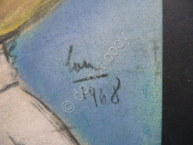 Caterina Caselli Caricatura Disegno Carboncino Colorato Mario Londi 1958 Arte | Immagine Gallery 3