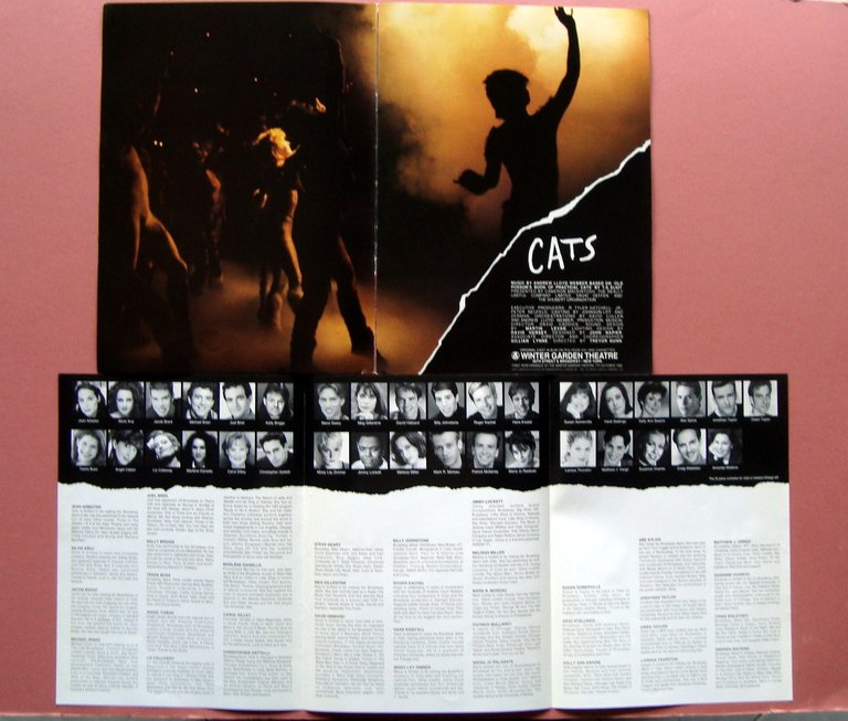 Cats 2 Fascicoli cast Souvenir brochure music Winter Garden theatre … | Immagine Gallery 2