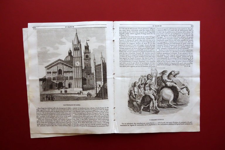 Cattedrale di Parma Bartolomeo Ricci Lugo L'Album Roma 1838 Numero … | Immagine Gallery 2