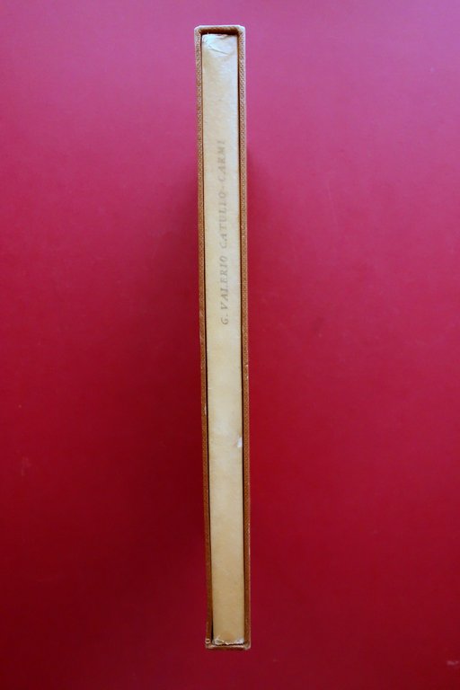 Catullo Carmi Tradotti da Carlo Saggio Alberto Tallone Parigi 1955 …