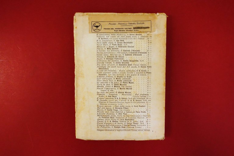 Ceccardo Roccatagliata Ceccardi Sillabe ed Ombre Treves Milano 1925 Prima … | Immagine Gallery 3