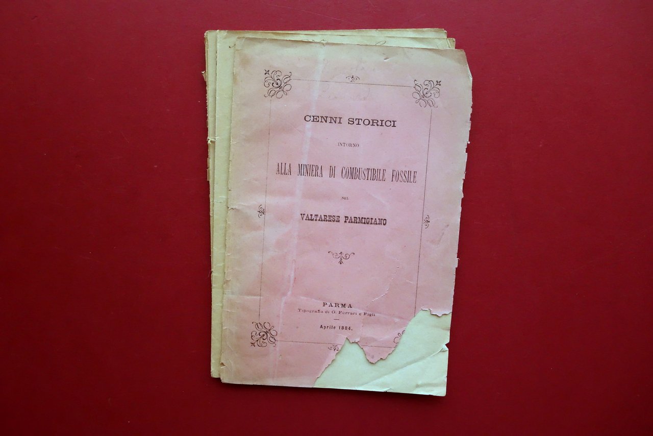 Cenni Storici Intorno alla Miniera di Combustibile Fossile Valtarese Parmigiano