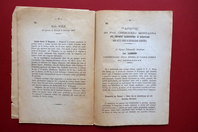 Cenni Storici Intorno alla Miniera di Combustibile Fossile Valtarese Parmigiano