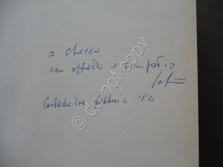 Cent'Anni di Riviste Vittoria Critica Letteratura Simonini Calderini 1993 Dedica
