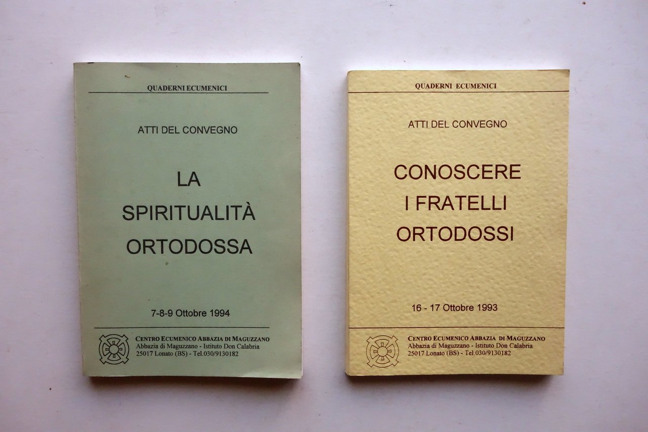 Centro Ecumenico Abbazia di Maguzzano Don Calabria 2 Atti di …