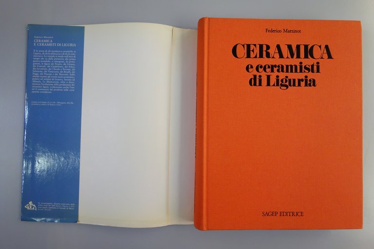 CERAMICA E CERAMISTI DI LIGURIA MARZINOT SAGEP EDITRICE GENOVA 1979