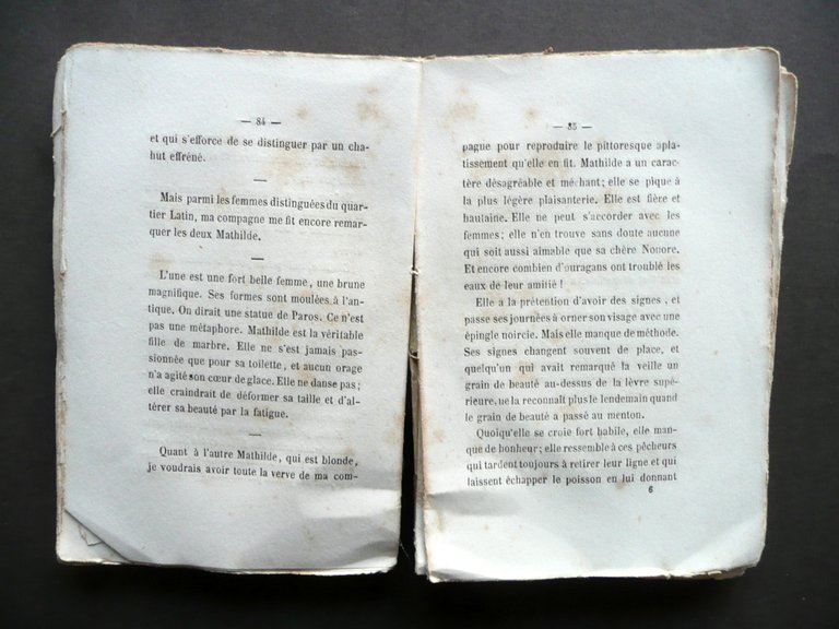 Ces Dames Physionomies Parisiennes Troisieme Editione Paris Fine '800