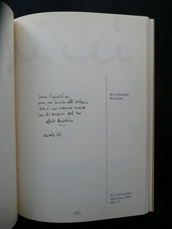 Cesare Angelini il Libro delle Dediche Tip. Commerciale Pavese Pavia …