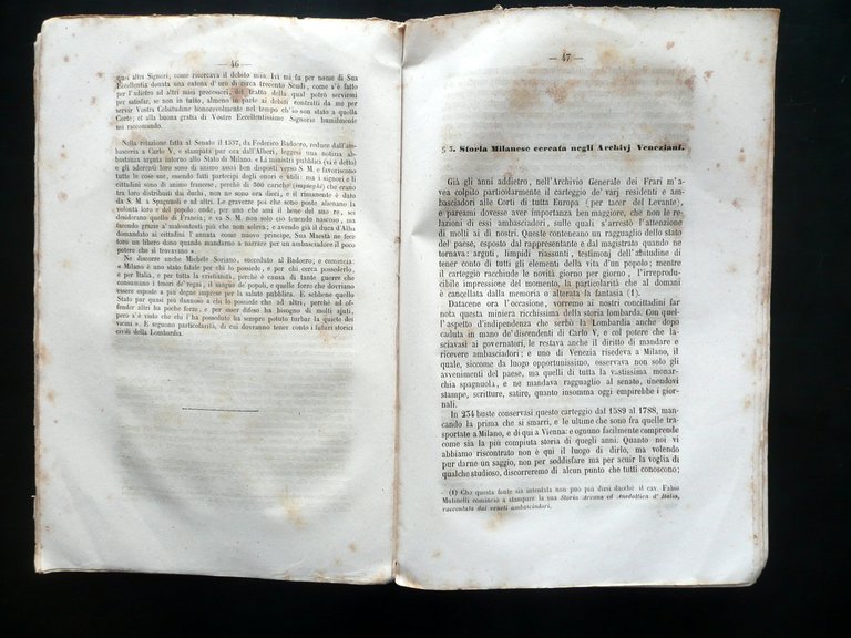 Cesare Cant˘ Scorsa di un Lombardo negli Archivi di Venezia …