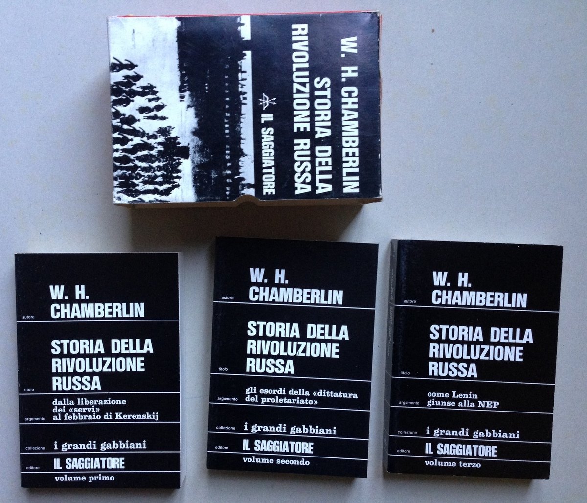 Chamberlin Storia Della Rivoluzione Russa 3 Volumi Il Saggiatore Milano …