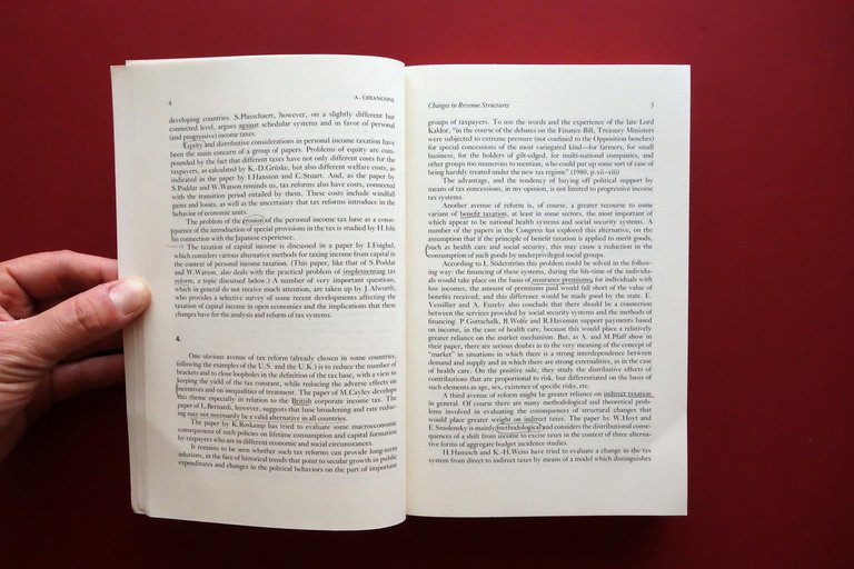 Changes in Revenue Structures Atti 42∞ Convegno di Finanza Pubblica …