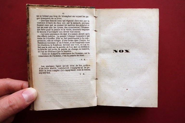 Chatiments par Victor Hugo Geneve New York 1853 1° Edizione | Immagine Gallery 6