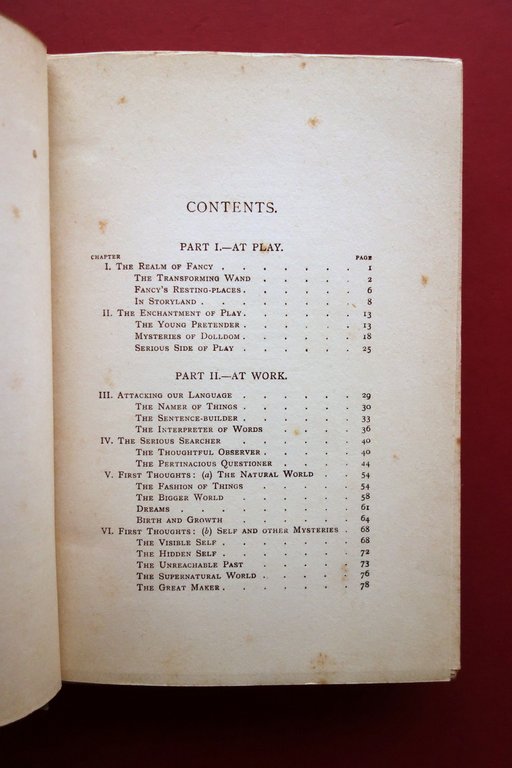 Children's Ways Selections from Studies of Childhood James Sully 1898 …