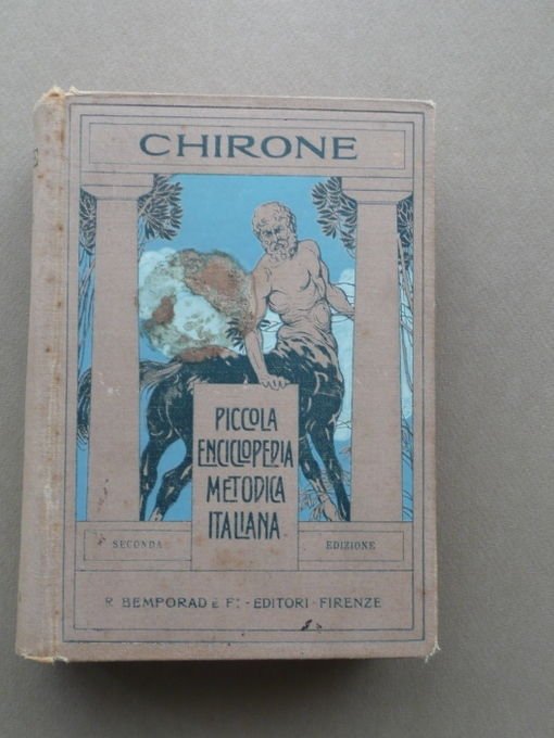 Chirone Enciclopedia Metodica 1914 Monete Fotografia Cucina Geografia Storia