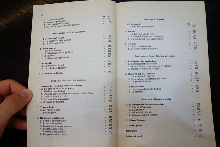 CHRISTIAAN HUYGENS UNA BIOGRAFIA INTELLETTUALE D'ELIA FRANCO ANGELI 1985 RARO