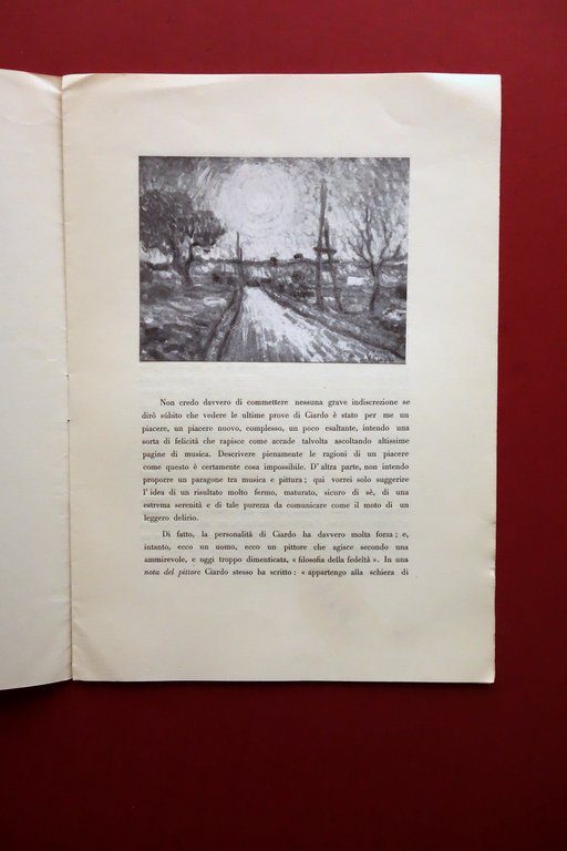 Ciardo Vincenzo Catalogo Mostra Saletta Amici Arte Modena 1954 Anceschi