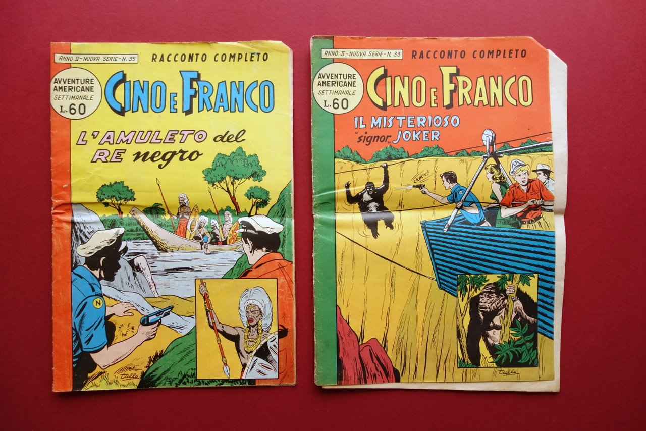 Cino e Franco Avventure Americane 2 Numeri Racconti Completi 1958 …
