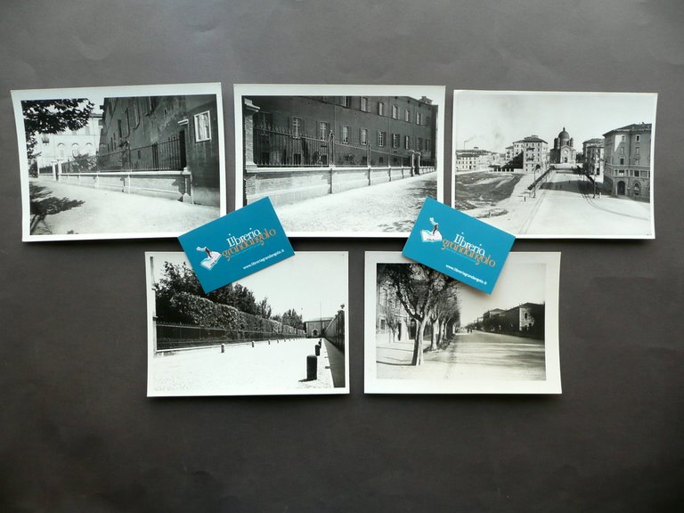 Cinque Fotografie Bandieri Orlandini Vedute Modena Tempio Corso Cavour Anni … | Immagine Gallery 1