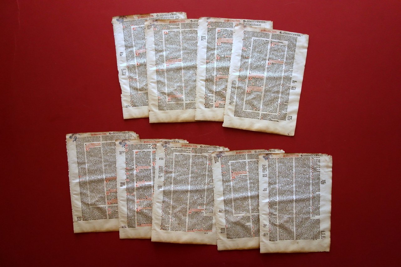 Cinquecentina Frammento Consacrazione '500 Precetti Liturgia