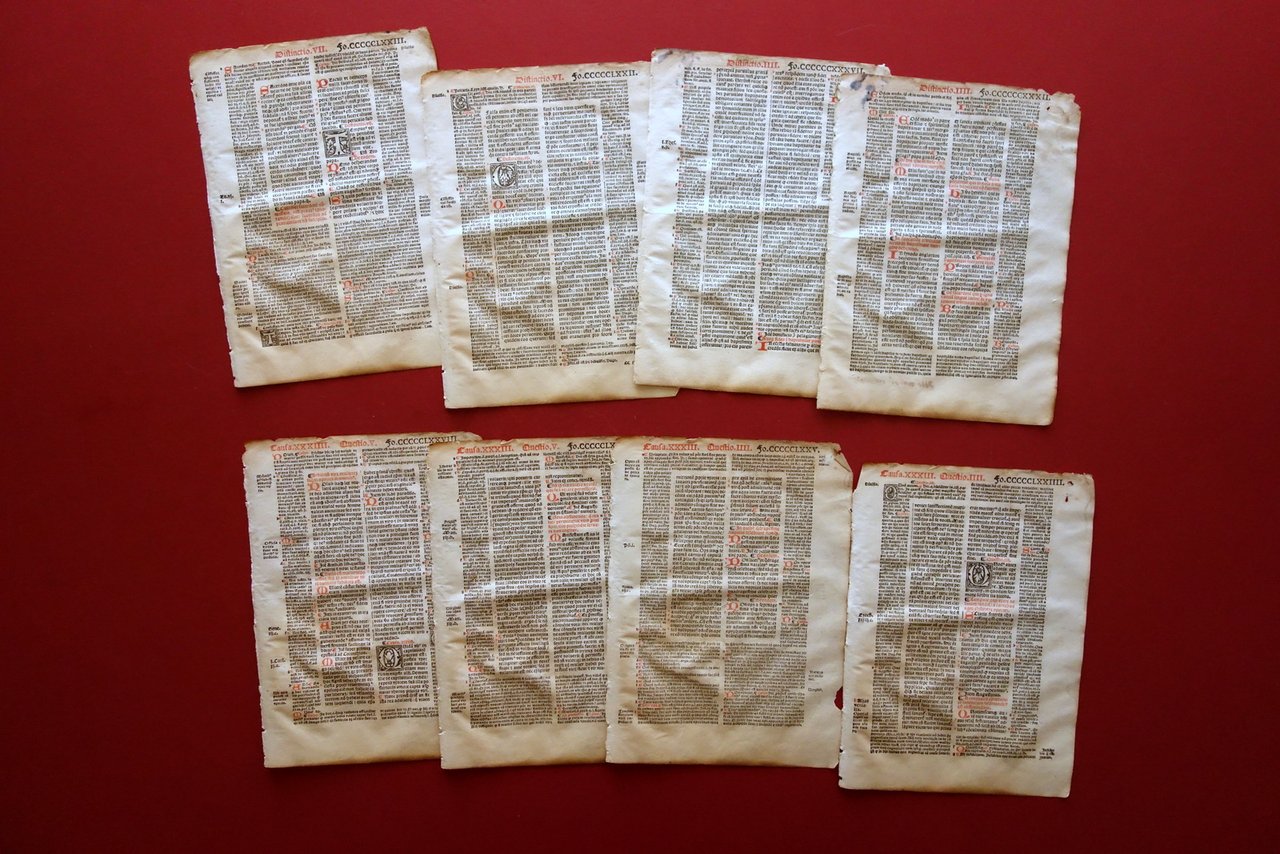 Cinquecentina Frammento Sulla Penitenza Consacrazione '500 Liturgia