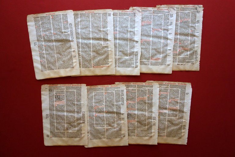 Cinquecentina Frammento Sulla Penitenza Consacrazione '500 Liturgia