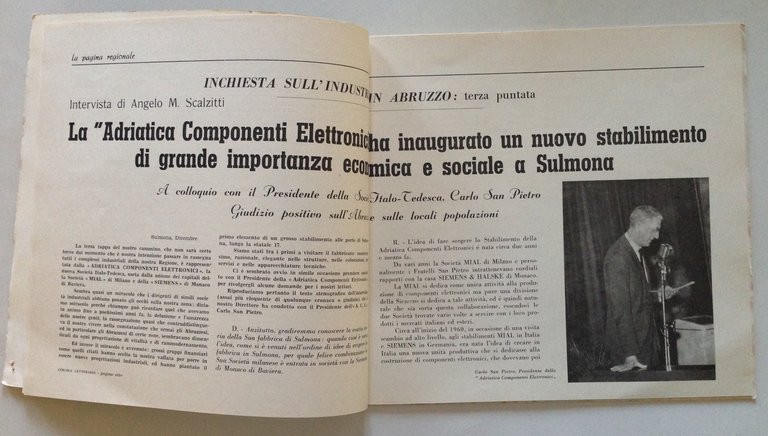 Circolo Letterario Rivista Cultura Attualit‡ 1962 Sulmona Caraceni di Aufidena
