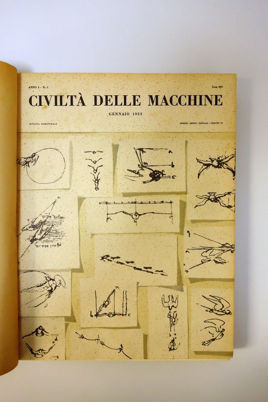 Civiltà delle Macchine Anno I 1953 6 Numeri Annata Completa …