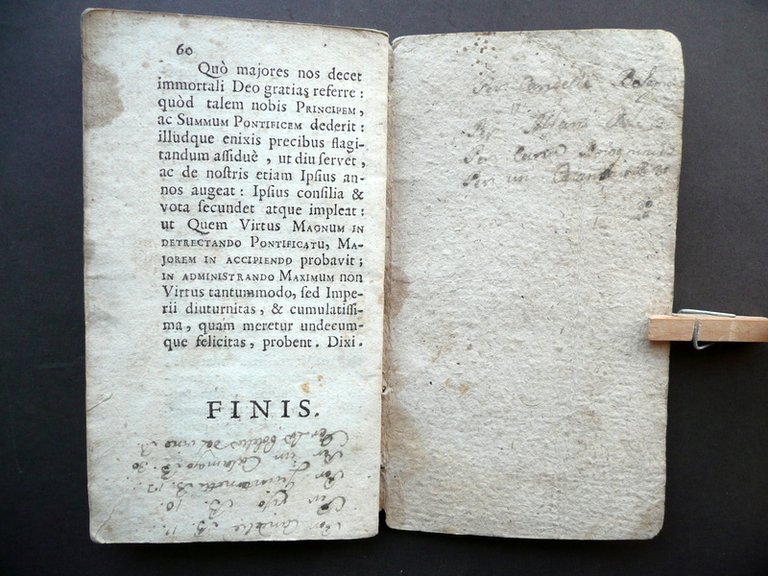 Clementi XI Pontifici Maximo Oratio Panegyrica Chiaberge BernabÚ Roma 1703