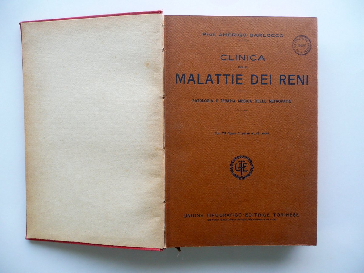 Clinica delle Malattie dei Reni Nefropatie A. Barlocco UTET Torino … | Immagine principale