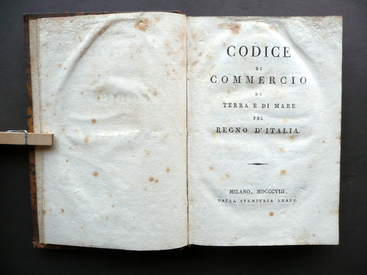 Codice di Commercio di Terra e di Mare pel Regno … | Immagine principale