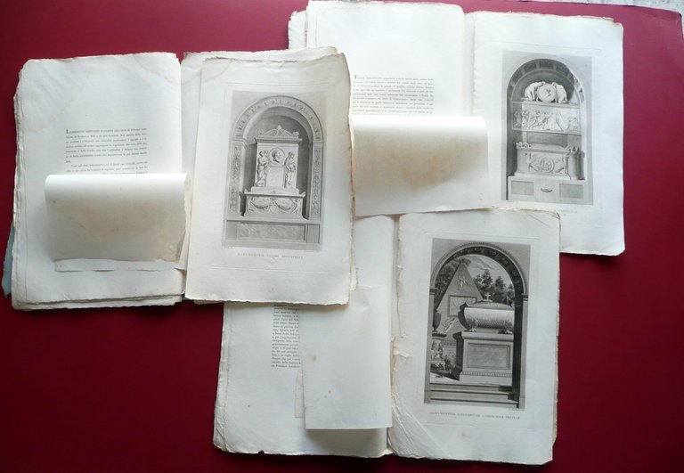 Collezione 100 Monumenti Sepolcrali Cimitero di Bologna Fascicoli I II …