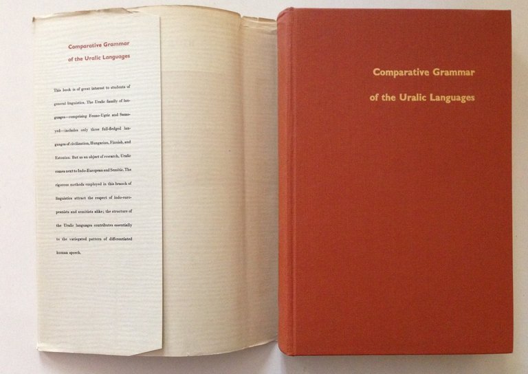 Collinder Comparative Grammar of the Uralic Languages Stockholm Wiksell 1960