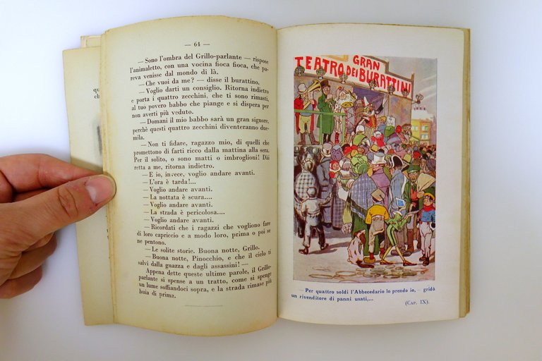 Collodi Le Avventure di Pinocchio Illustrazioni di Mussino Bemporad 1931