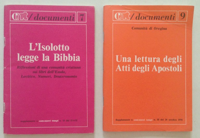 Com Nuovi Tempi L'Isolotto Legge la Bibbia Una Lettura Atti degli Apostoli