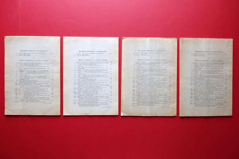 Comitato Talassografico Italiano Bollettino 4 Fascicoli 6 Numeri 1914 Completo
