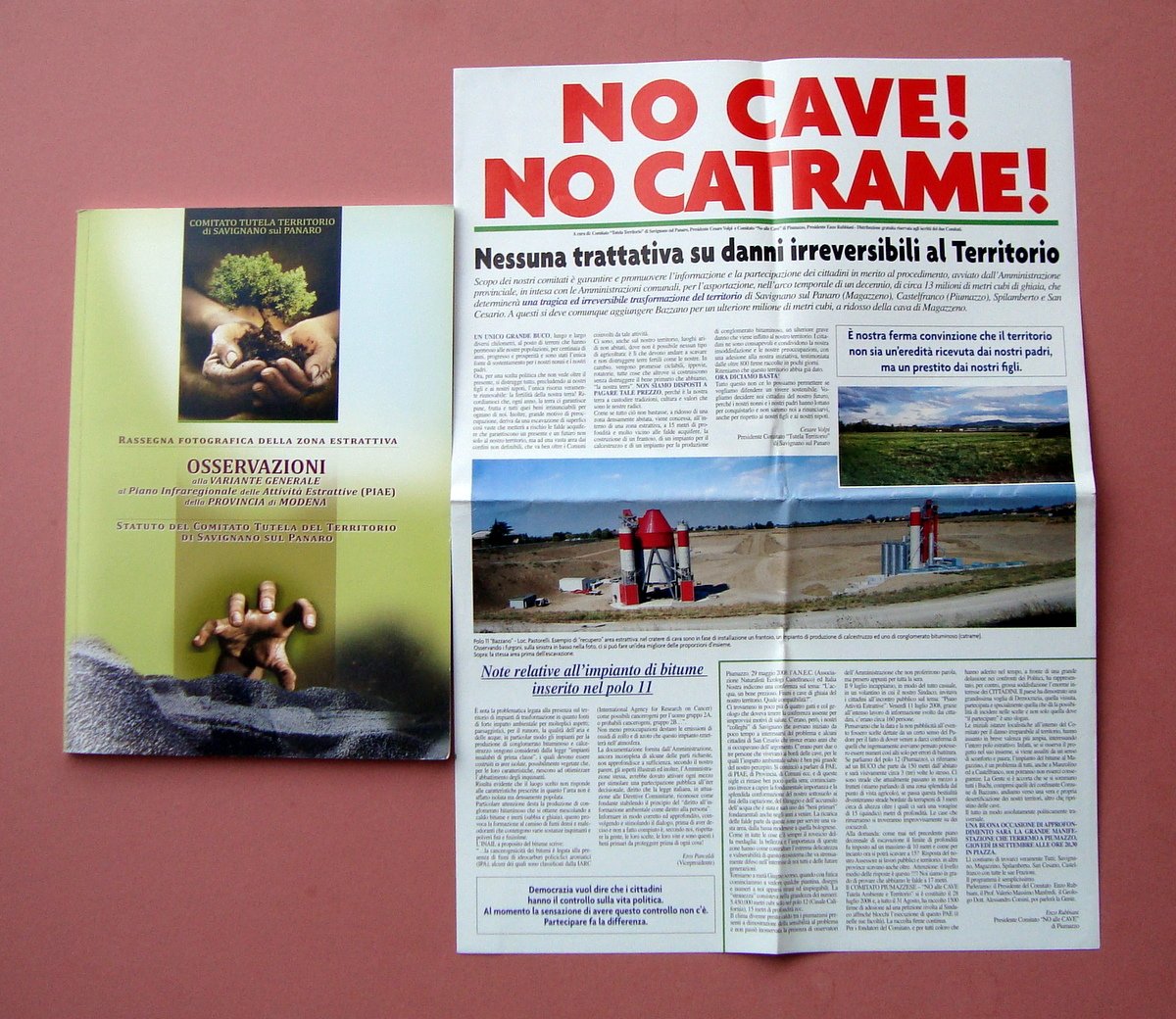 Comitato Tutela Territorio Savignano S/P Osservazioni Variante 2008 + rivista | Immagine principale