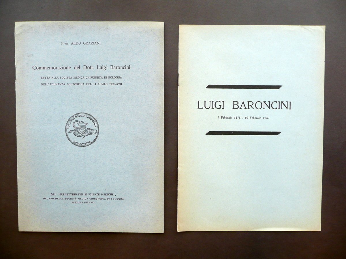 Commemorazione del Dott. Luigi Baroncini A. Graziani C. Milani 2 …