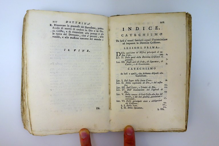 Compendio della Dottrina Cristiana Michele Casati Mondovi Conzatti Padova 1769