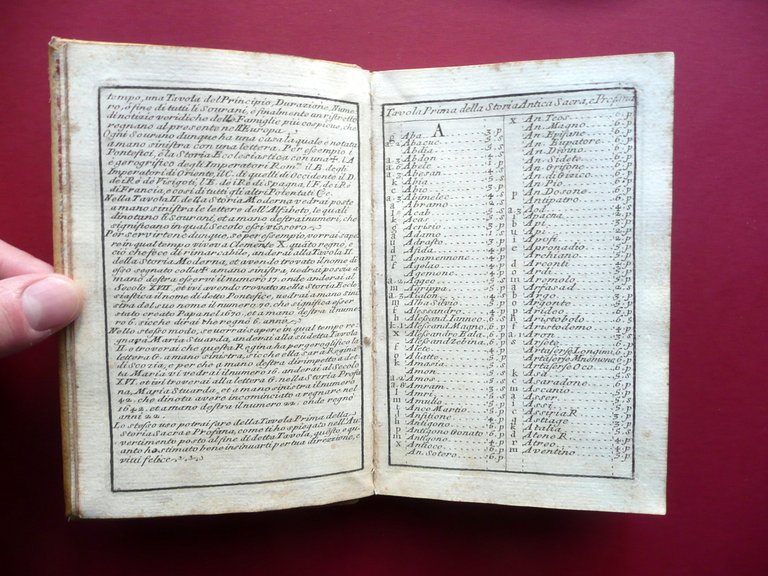 Compendio della Storia Universale Anno 1714 Aristomane Tragio Roma 1725