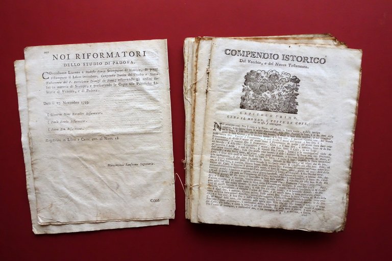 Compendio Storico del Vecchio e Nuovo Testamento B. Dionigi da …