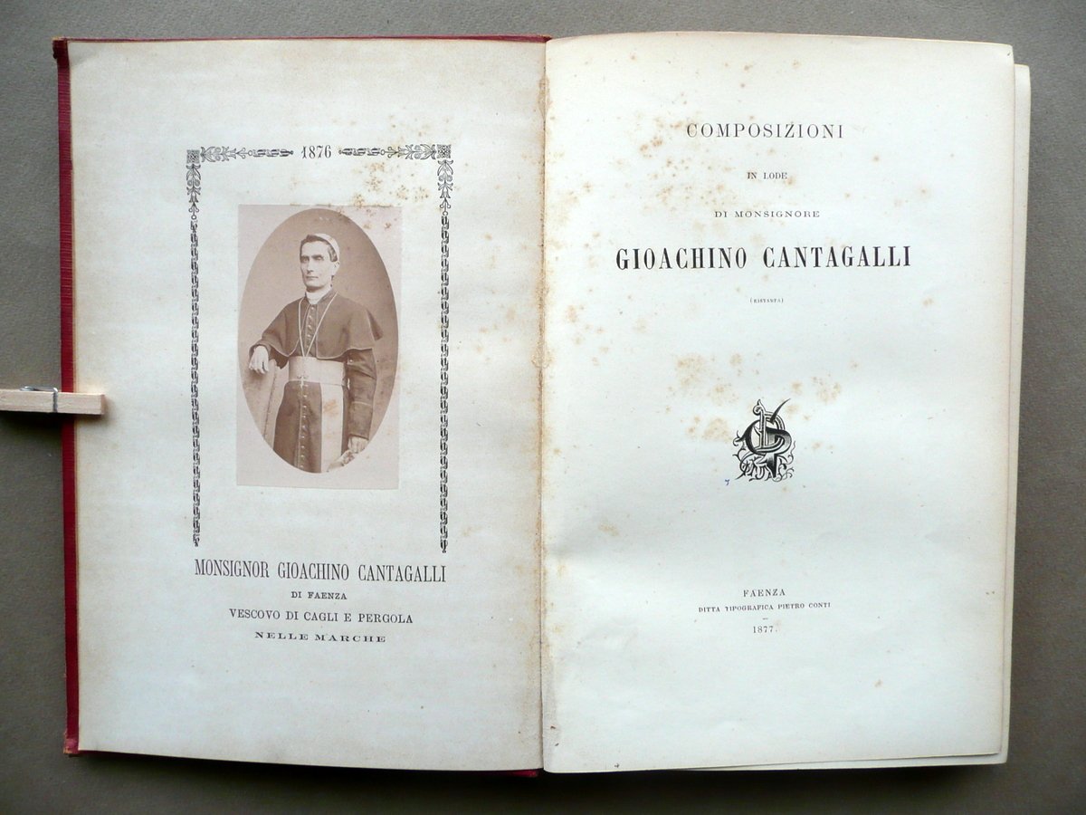 Composizioni in Lode Gioachino Cantagalli Vescovo di Cagli e Pergola … | Immagine principale