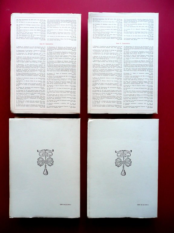 Computational and Mathematical Linguistics Olschki 1977 2 Volumi 4 Tomi …