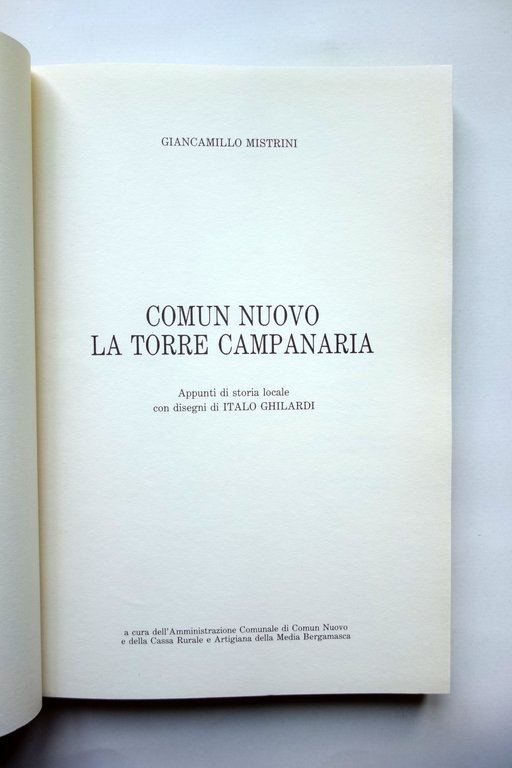 Comun Nuovo la Torre Campanaria G. Mistrini Disegni di Italo …