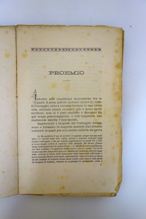 Condizioni Economiche del Correggio Vincenzo Magnanini Palazzi 1886 | Immagine Gallery 7
