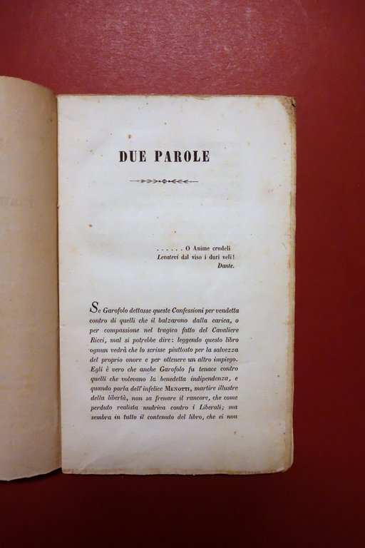 Confessioni di Francesco Garofalo Ex Direttore di Polizia in Modena …