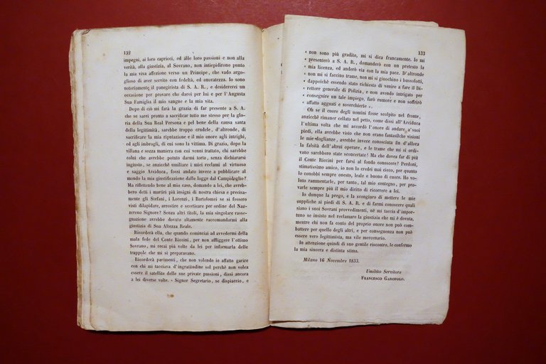 Confessioni di Francesco Garofalo Ex Direttore di Polizia in Modena …