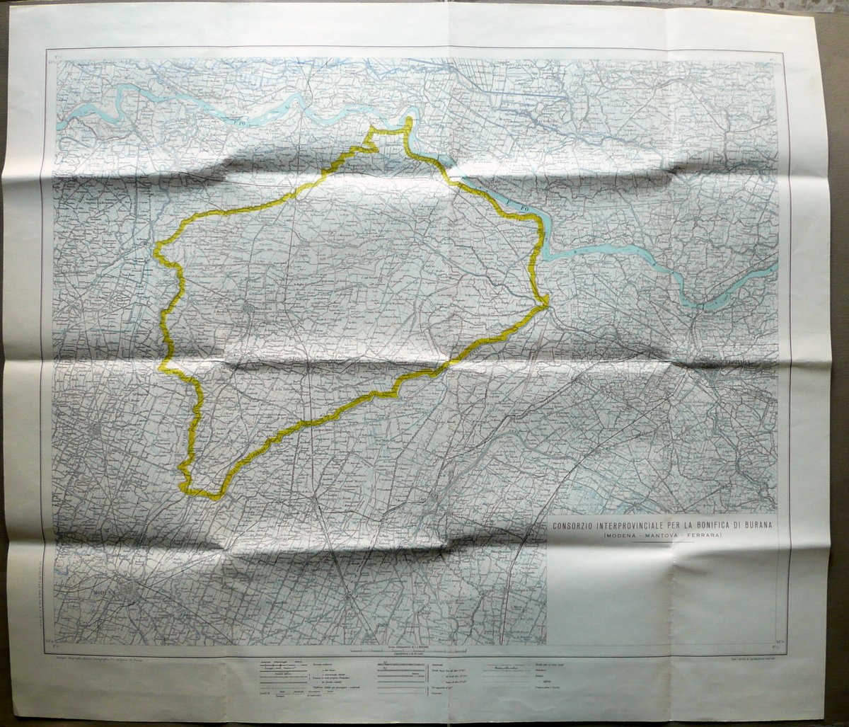 Consorzio Interprovinciale Bonifica di Burana Modena Mantova Ferrara Carta