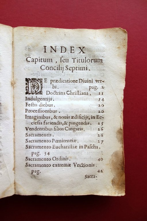 Constitutiones et Decreta Condita in Provinciali Sinodo Mediolanensis 1612