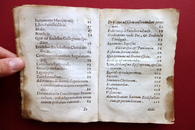 Constitutiones et Decreta Condita in Provinciali Sinodo Mediolanensis 1612